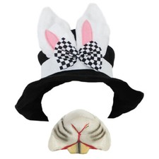 BLACK TOP HAT WITH BUNNY EARS