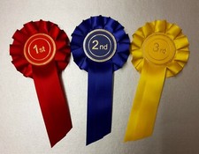 1st 2nd 3rd rosettes 1 set 3