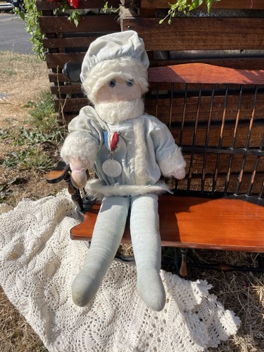 Doll old vintage teddy dolly - vintage,
