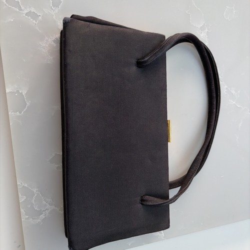 Vintage 1950s navy bag - navy,