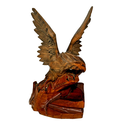 Vintage hand carved wooden - vintage,