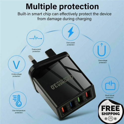 Multi port fast quick charge - 4,