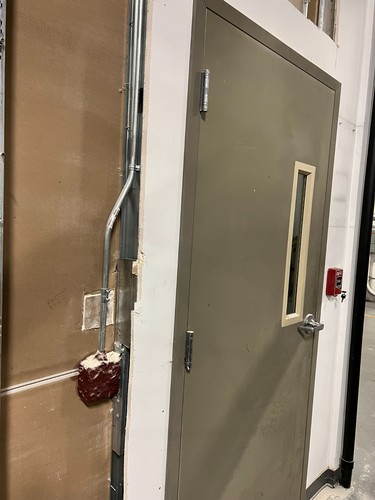Commercial steel fire door - steel,