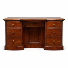 Victorian Mahogany Kneehole