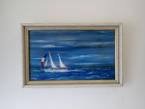 Deeley ship oil painting - m,