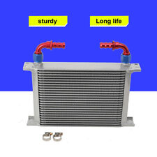 Universal 25 Row AN10 Engine Transmission 248mm 10-AN Oil Cooler& 2xhose fitting