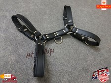 MENS LEATHER ADJUSTABLE CHEST