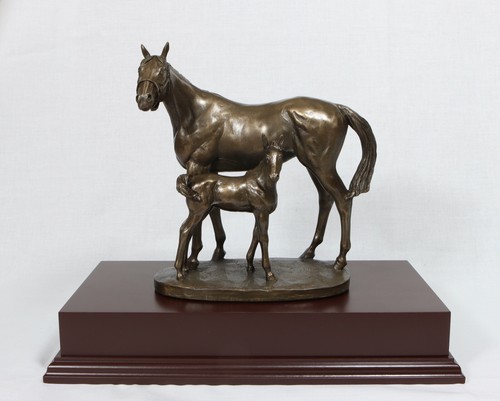 Mare foall bronze equestr - foall,