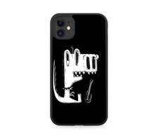 Vintage Rocker Dinosaur Rubber Phone Case Heavy Metal Rock And Roll N Goth J232