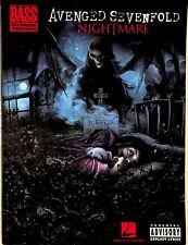 Avenged Sevenfold -Nightmare -Bass Guitar Version Tab Book -RARE (Metal/Rock) 