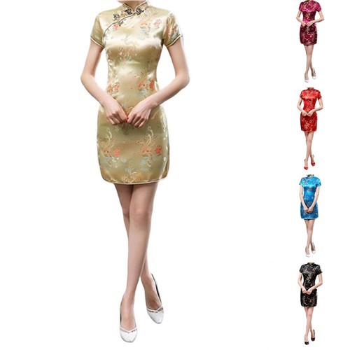 Women cheongsam dress long - cheongsam,