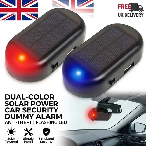 Solar power car led fake - power,