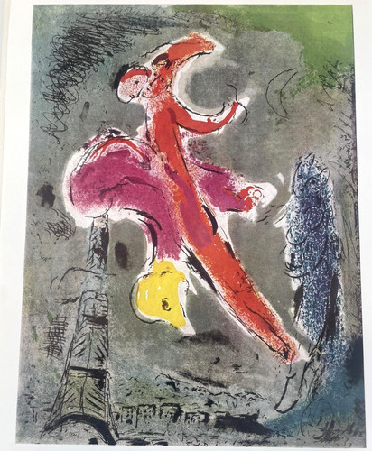 Marc chagall original s - chagall, o/s