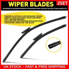 2SET Wiper Blades Front Fits