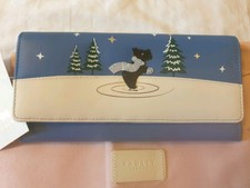 Radley Skate The Night Away Large Leather Matinee Purse BNWT AND DUSTBAG