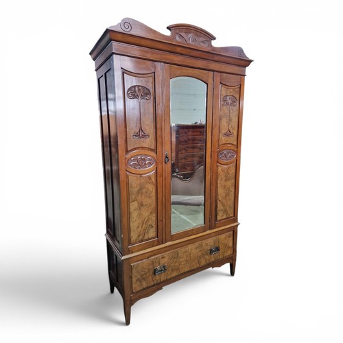 Edwardian carved walnut - edwardian,