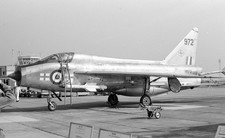 35MM ORIG AIRCRAFT NEG XM972 RAF LIGHTNING COLTISHALL 1970 #8786