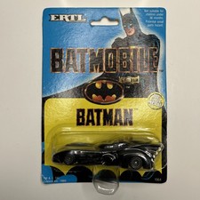 ERTL Batmobile The Batman Film 1:64 Diecast Vintage 1989 Sealed On Card 1064