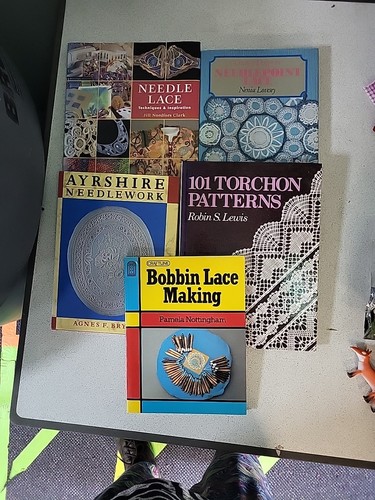Lace making books various - lace,