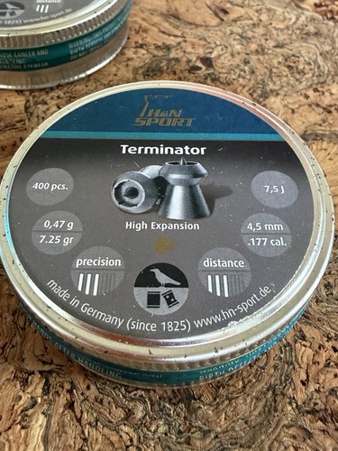 Terminator airgun pellets - h&n,