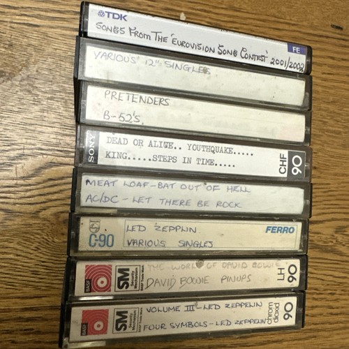 Lot blank cassette tapes - blank,