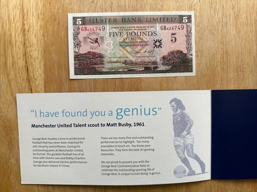 George best pound note - best,