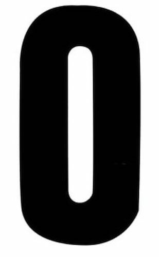 Wheelie bin numbers - wheelie, 0-9