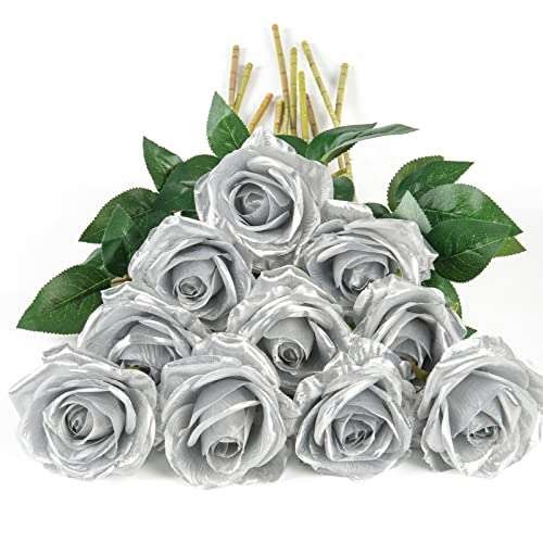Duhouse 10pcs artificial roses - duhouse,