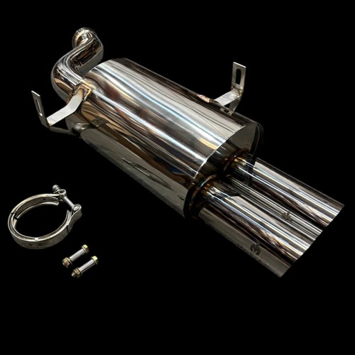 Bmw e46 rear - e46, exhaust