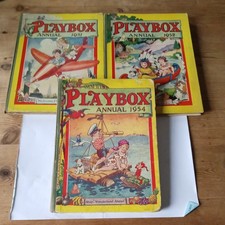 PLAYBOX Annual x3  1951 1952