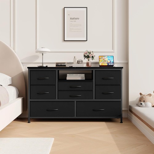 Drawer led dresser stand - 8-drawer,