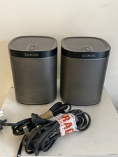 Sonos Play:1 Smart Wireless Speakers Dual Pack Black Good Condition