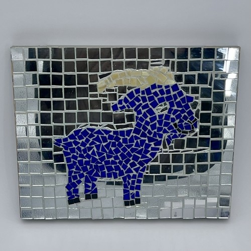 Hand made mosaic art - mosaic, goat