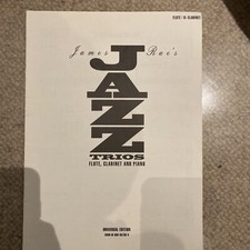 JAMES RAE'S JAZZ TRIOS Clarinet Bb and Flute Part. no piano,