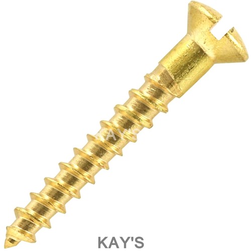 Solid brass wood screws raised - screws,