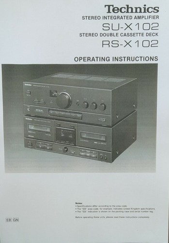 Technics x102 rs - -, rs-x102