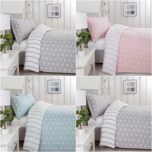 Polka dot striped duvet - polka,