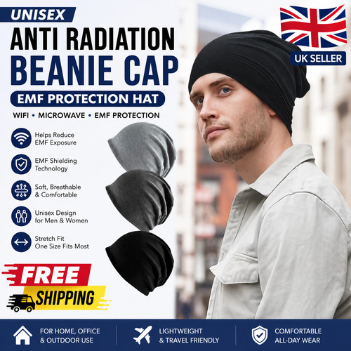Unisex anti radiation beanie - radiation,