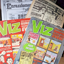 VIZ Issue 99 20th Anniversary + 1st edition Facsimilie + Enrazzlement Calendar