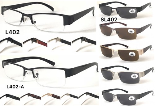 Semi rimless reading glasses - semi-rimless,