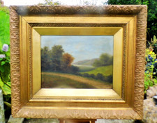 Lake District ? antique Oil painting Edwardian 1902 by E Beaumont SLEEPER