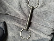 6" loose ring snaffle - rubber bit