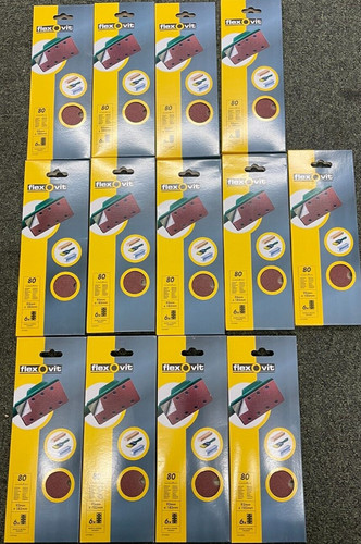 Job lot grit sandpaper - job, 80