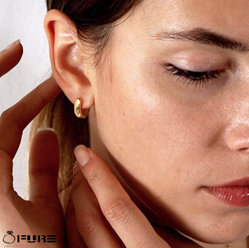 Hypoallergenic small 14k gold - hypoallergenic,