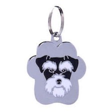 Large Schnauzer dog tag/ID