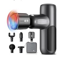 Mini Massage Gun Heat and Cold, arboleaf Portable Massage Gun Deep Tissue with C