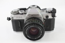 Canon AE-1 SLR Film Camera Mechanically Working w/ Canon FD 50mm Lens