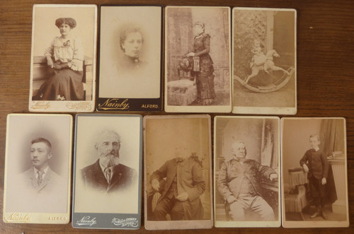 Antique carte visites - de,