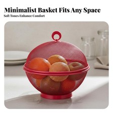 Mesh Fruit Basket with Lid