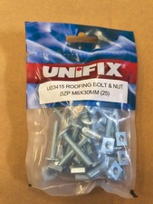 Unifix Roofing Bolts & Nuts M6 pack of 25